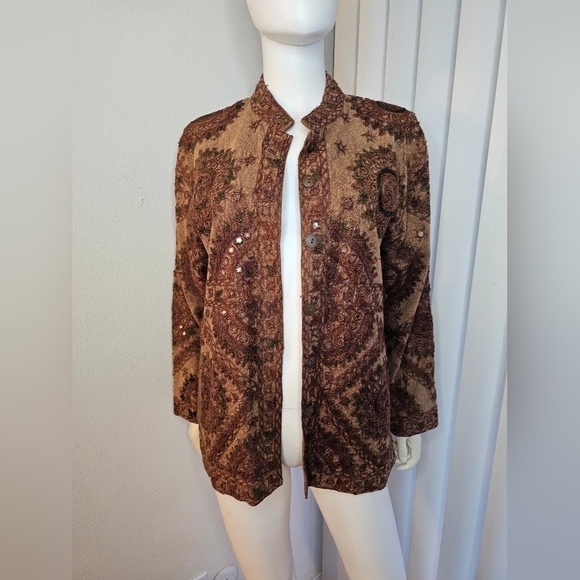 Jackets & Blazers - Beautiful Embellished Jacket Made in India 100% Cotton
